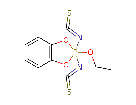 Molecular Structure of 65007-84-3 (1,3,2-Benzodioxaphosphole,
2-ethoxy-2,2-dihydro-2,2-diisothiocyanato-)