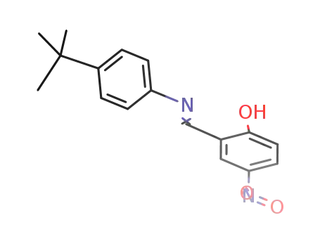 2-[(4-tert-butylphenylimino)methyl]-4-nitrophenol