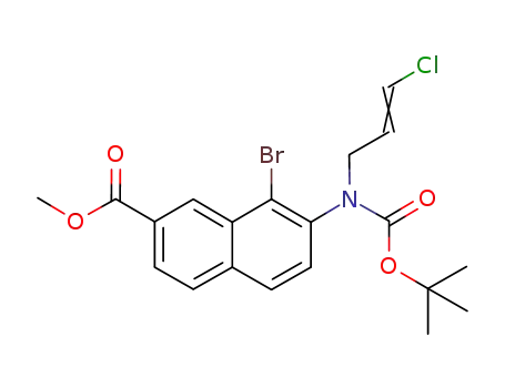 methyl 8-bromo-7-[(tert-butoxycarbonyl)(3-chloro-2-propen-1-yl)amino]-2-naphthoate