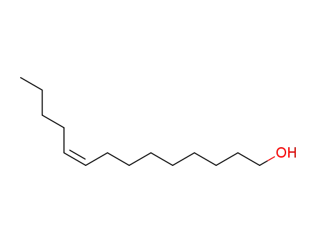 Molecular Structure of 35153-15-2 (CIS-9-TETRADECENYL ACETATE)