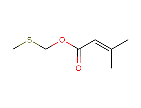 3-Methyl-but-2-enoic acid methylsulfanylmethyl ester