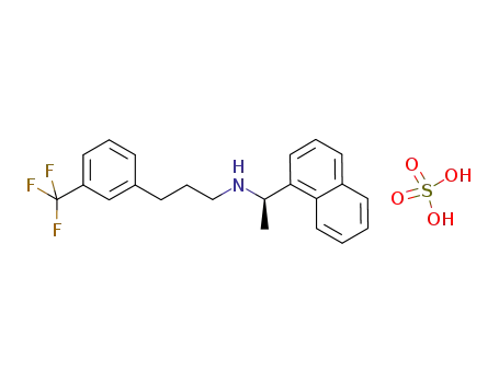 N-[(1R)-1-(1-naphthyl)ethyl]-3-[3-(trifluoromethyl)phenyl]propan-1-amine bisulfate