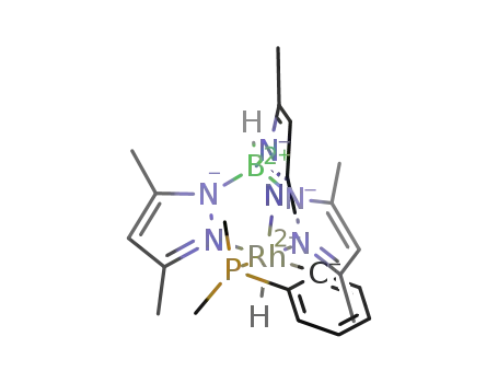 [(tris(3,5-dimethylpyrazolyl)borate)RhH(κ2-C6H4-2-PMe2)]