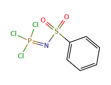 Molecular Structure of 5666-55-7 (PHENYLSULFONYL-PHOSPHORAMIDIC TRICHLORIDE)