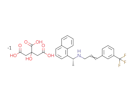 N-[(1R)-1-(naphthalen-1-yl)ethyl]-3-[3-(trifluoromethyl)phenyl]prop-2-en-1-amine citrate