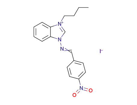N-(3-butylbenzimidazol-3-ium-1-yl)-1-(4-nitrophenyl)methanimine iodide