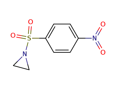 Molecular Structure of 43090-97-7 (1-[(4-nitrophenyl)sulfonyl]aziridine)
