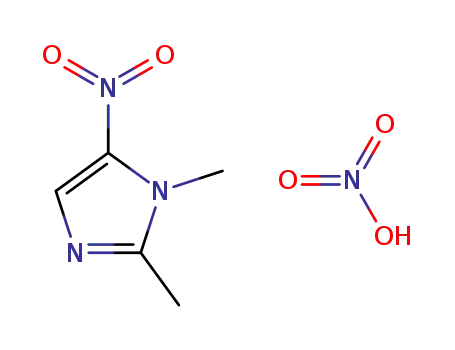 1,2-dimethyl-5-nitroimidazolium nitrate