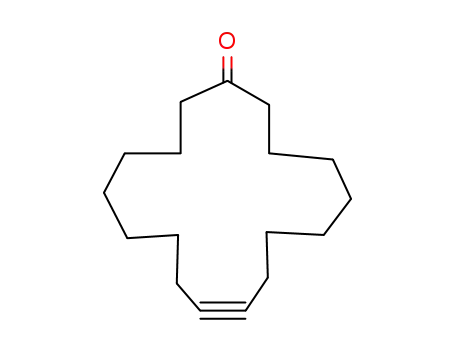Molecular Structure of 32357-36-1 (9-Cycloheptadecyn-1-one)