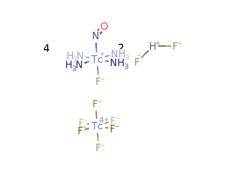 [tetramminefluoronitrosyltechnetium(I)]4[hexafluoridotechnetate(IV)][HF2]2