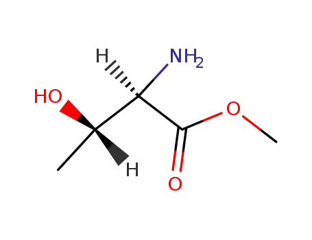 Molecular Structure of 82679-55-8 (D-Threonine, methyl ester)