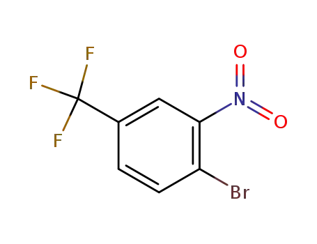 Molecular Structure of 349-03-1 (4-Bromo-3-nitrobenzotrifluoride)