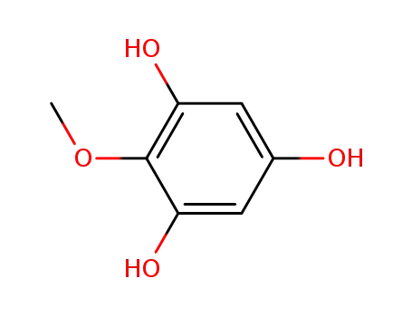 Molecular Structure of 487-71-8 (2-METHOXY-BENZENE-1,3,5-TRIOL)