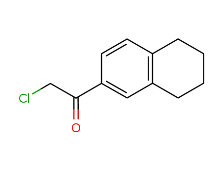 Molecular Structure of 5803-67-8 (2-CHLORO-1-(5,6,7,8-TETRAHYDRONAPHTHALEN-2-YL)ETHANONE)