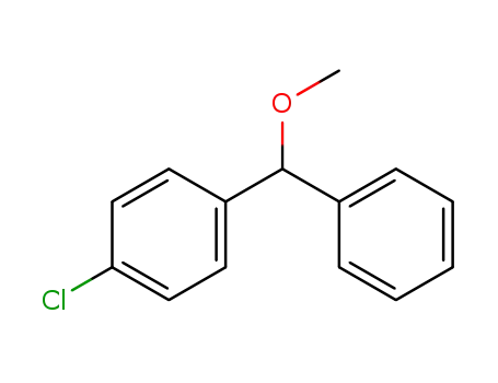 Molecular Structure of 7364-23-0 (p-Chloro-α-phenylbenzyl(methyl) ether)