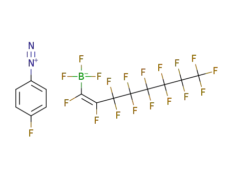 C6H4FN2(1+)*C8BF18(1-)