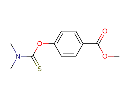Molecular Structure of 13492-59-6 (methyl 4-[(dimethylcarbamothioyl)oxy]benzoate)