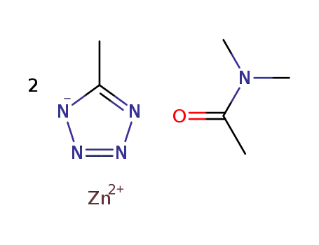 Zn(5-methyltetrazole(-H))2·N,N-dimethylacetamide