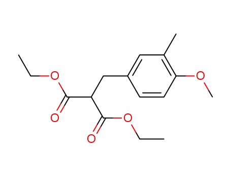 (3-methyl-4-methoxybenzyl)malonic acid diethyl ester