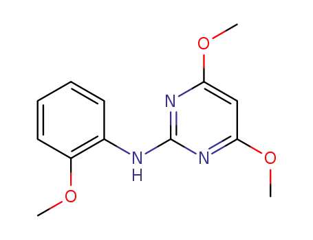 4,6-dimethoxy-2-[(2-methoxyphenyl)amino]pyrimidine