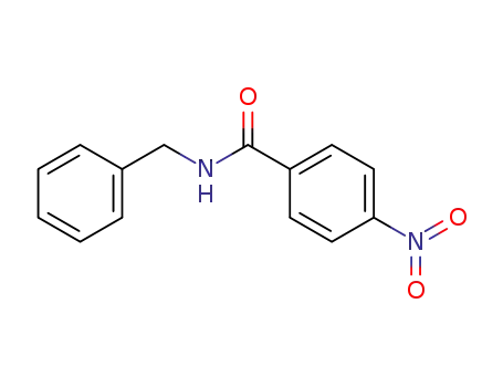 Molecular Structure of 2585-26-4 (N-benzyl-4-nitrobenzamide)