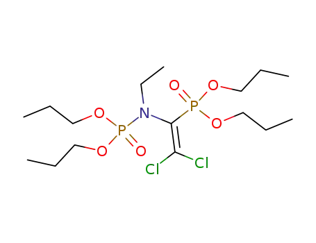 {2,2-Dichloro-1-[(dipropoxy-phosphoryl)-ethyl-amino]-vinyl}-phosphonic acid dipropyl ester