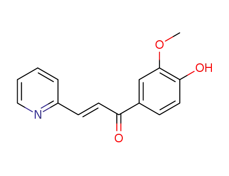 (E)-1-(4-hydroxy-3-methoxyphenyl)-3-(pyridin-2-yl)prop-2-en-1-one