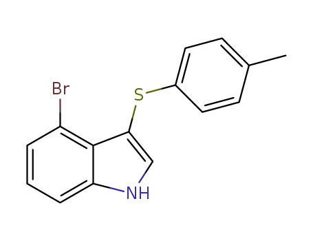 4-bromo-3-(p-tolylthio)-1H-indole
