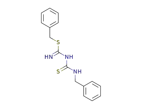benzyl N-(benzylcarbamothioyl)carbamimidothioate