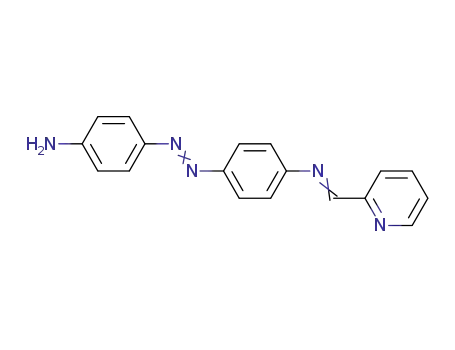 4-(4-aminophenyl)diazenyl-N-(pyridin-2-ylmethylene)aniline