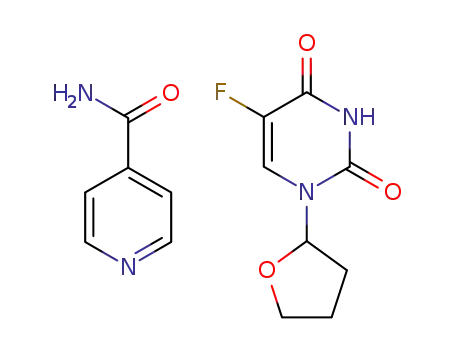 (RS)-5-fluoro-1-(tetrahydrofuran-2-yl) pyrimidine-2,4 (1H,3H)-dione*isonicotinamide