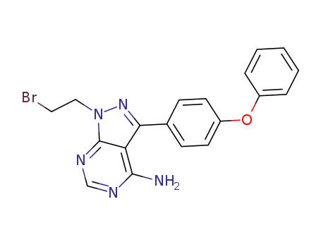 1-(2-bromoethyl)-3-(4-phenoxyphenyl)-1H-pyrazolo[3,4-d]pyrimidin-4-amine