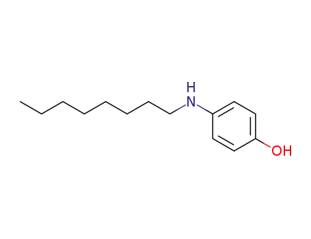 Molecular Structure of 22792-02-5 (Phenol, 4-(octylamino)-)
