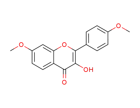 Molecular Structure of 13198-99-7 (3-hydroxy-7-methoxy-2-(4-methoxyphenyl)-4H-chromen-4-one)