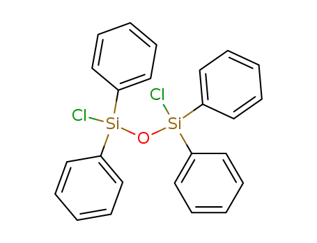 Molecular Structure of 7756-87-8 (1,3-DICHLOROTETRAPHENYLDISILOXANE)