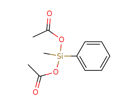 Molecular Structure of 17998-91-3 (METHYLPHENYLDIACETOXYSILANE)