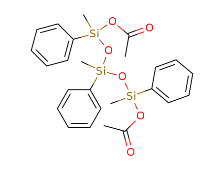 1.3.5-Trimethyl-1.3.5-triphenyl-trisiloxan-1.5-diol-diacetat