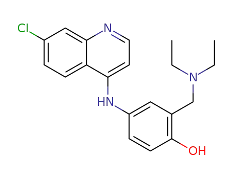 Molecular Structure of 86-42-0 (Amodiaquine)