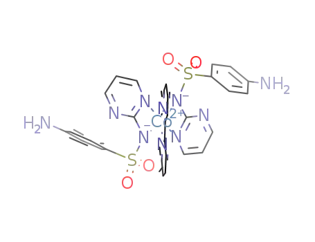 Co(sulfadiazine)22,2′-bipyridine