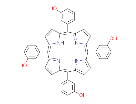 Molecular Structure of 22112-79-4 (5,10,15,20-tetra(3-hydroxyphenyl)porphyrin)