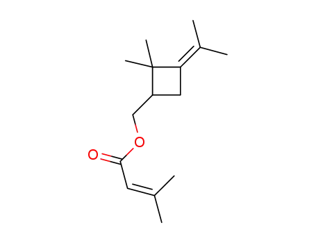 (2,2-dimethyl-3-(propan-2-ylidene)cyclobutyl)methyl 3-methylbut-2-enoate