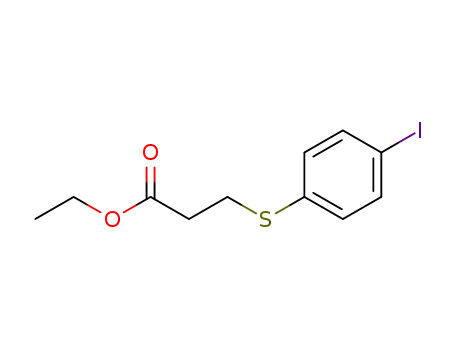 ethyl 3-([4-iodophenyl]thio)propanoate