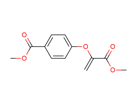 α-<4-Methoxycarbonyl-phenoxy>-acrylsaeure-methylester