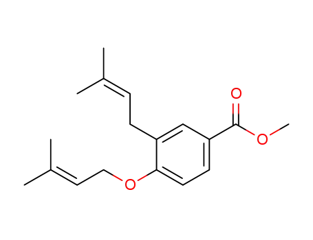 methyl 3-(3-methylbut-2-en-1-yl)-4-((3-methylbut-2-en-1-yl)oxy)benzoate