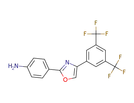 4-(4-[3,5-bis(trifluoromethyl)phenyl]oxazol-2-yl)aniline