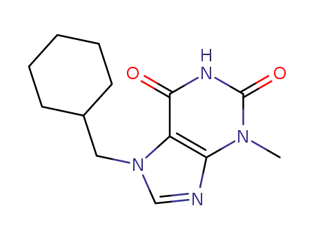 7-(cyclohexylmethyl)-3-methyl-1H-purine-2,6(3H,7H)-dione