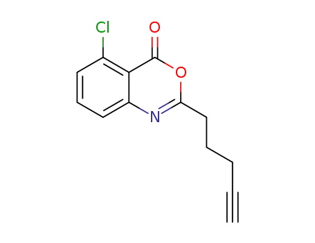 5-chloro-2-(pent-4-yn-1-yl)-4H-3,1-benzoxazin-4-one