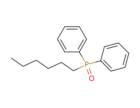 Molecular Structure of 19259-70-2 (HEXYLDIPHENYLPHOSPHINE OXIDE)