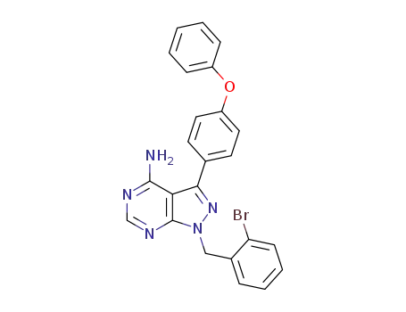 1-(2-bromobenzyl)-3-(4-phenoxyphenyl)-4-amino-1H-pyrazolo[3,4-d]pyrimidine