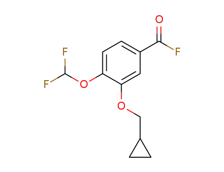 3-(cyclopropylmethoxy)-4-(difluoromethoxy)benzoyl fluoride